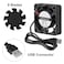 Shutao 2Pcs 40mm Fan 157in Dual Ball USB Cooler DC 5V Brushless Cooling 40x40x10mm Fan Cooler 4010 Axial Fan for 3D Printer Heatsink Fan PC Computer Case Industry Cooling Fan