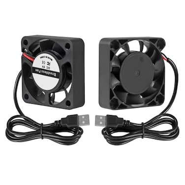Shutao 2Pcs 40mm Fan 157in Dual Ball USB Cooler DC 5V Brushless Cooling 40x40x10mm Fan Cooler 4010 Axial Fan for 3D Printer Heatsink Fan PC Computer Case Industry Cooling Fan