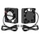 Shutao 2Pcs 40mm Fan 157in Dual Ball USB Cooler DC 5V Brushless Cooling 40x40x10mm Fan Cooler 4010 Axial Fan for 3D Printer Heatsink Fan PC Computer Case Industry Cooling Fan