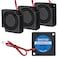 Shutao 4PCS 30mm Blower Fan 3010 24V 3D Printer Cooling Fan 30mm x 10mm Bearing Turbo Cooling Fan with 2 Pin Terminal