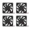 DORHEA 4Pcs DC 24V 8015 Fan 3D Printer 80x80x15 Brushless Cooling Fan 80MM for 3D Printer PC CPU Computer Case Fan Cooler
