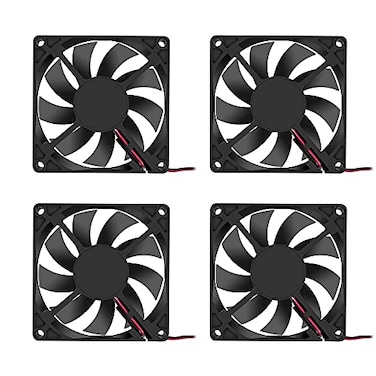 DORHEA 4Pcs DC 24V 8015 Fan 3D Printer 80x80x15 Brushless Cooling Fan 80MM for 3D Printer PC CPU Computer Case Fan Cooler