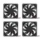 DORHEA 4Pcs DC 24V 8015 Fan 3D Printer 80x80x15 Brushless Cooling Fan 80MM for 3D Printer PC CPU Computer Case Fan Cooler