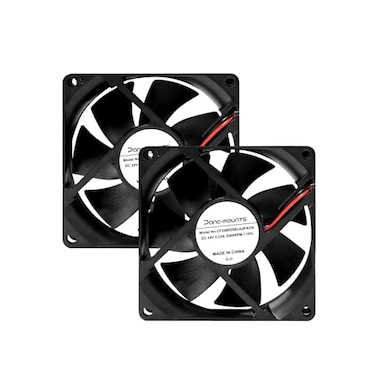 PANO-MOUNTS 80mm 24V DC Cooling Fan CF8025 High Speed 24V 80mm 25mm 2Pin PC Exhaust Muffin Fan Low Noise 3500RPM 2Pack