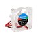 Alinan 6pcs 4010 24V Color LED Mini Brushless Cooling Fan Transparent 40 40 10MM 005A for 3D Printer PC Case CPU