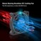 Alinan 6pcs 4010 24V Sleeve Bearing Brushless Cooling Fan 40 40 10MM with 2PIN Terninal 3D Printer Cooling Fan Computer Fan