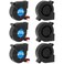 Alinan 6pcs 4020 24V Brushless Cooling Blower Fan 40 40 20MM Cable Length 30CM Dual Ball Bearing 2PIN Terninal