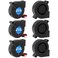 Alinan 6pcs 4020 24V Brushless Cooling Blower Fan 40 40 20MM Cable Length 30CM Dual Ball Bearing 2PIN Terninal
