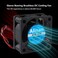 Alinan 6pcs 4020 24V Sleeve Bearing Brushless Cooling Fan 40 40 20MM with 2PIN Terninal 3D Printer Cooling Fan Computer Fan