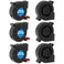 Alinan 6pcs 5015 24V Brushless Cooling Blower Fan 50 50 15MM Cable Length 30CM Dual Ball Bearing 2PIN Terninal