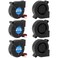 Alinan 6pcs 5015 24V Brushless Cooling Blower Fan 50 50 15MM Cable Length 30CM Dual Ball Bearing 2PIN Terninal