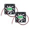 ANVISION 2Pack 60mm x 15mm DC 12V Brushless Cooling Fan Dual Ball Bearing