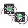 ANVISION 2Pack 60mm x 15mm DC 12V Brushless Cooling Fan Dual Ball Bearing