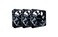 Apevia CF6015S3 3 Pk 60mm x 60mm x15mm Black Case Fan W4PIN Molex 3PIN Motherboard Adapter