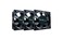 Apevia CF6025S3 3 Pk 60mm x 60mm x25mm Black Case Fan W4PIN Molex 3PIN Motherboard Adapter