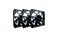 Apevia CF7015S3 3 Pk 70mm x 70mm x15mm Black Case Fan W4PIN Molex 3PIN Motherboard Adapter