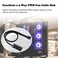 ASHATA PWM Fan Hub PC CPU Cooling 3Pin4Pin Fan Power Cable Hub Adapter Sleeved PWM Case Fan Power Supply Cable Splitter for Computer Cooler Case Fans 1 to 4 Way