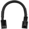 CRJ Electronics CRJ 2Pin Male Fan to Standard 3Pin PC Fan Adapter Cable 2Pack