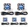 Diitao 5PCS 4010 DC 5V USB Brushless Cooling Fan40 x40 x10mm Quiet Cooling Fan 4010 Fan 3D Printer Oil Bearing Fans for Computer Case 3D Printer DC 5V USB