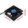 DWEII 4PCS 80mm USB Fan 5V Brushless 8025 80x25mm for Cooling DIY PC Computer Case 3D Printer CPU Coolers Radiators