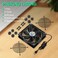 Easy Cloud USB Computer Fan 120mm USB Fan with 3 Speeds Controller Small PC USB Fans for Cooling Cabinet Case Receiver Server DVR Greenhouse TV Router Xbox PlayStation