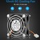 GDSTIME 60mm x 15mm Fan 3 Pin 12V Brushless DC Cooling Fan 60x60x15mm for PC Cases CPU Coolers and Radiators 2 Pack