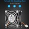 GDSTIME 60mm x 15mm Fan 3 Pin 12V Brushless DC Cooling Fan 60x60x15mm for PC Cases CPU Coolers and Radiators 2 Pack