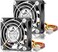 GDSTIME 60mm x 15mm Fan 3 Pin 12V Brushless DC Cooling Fan 60x60x15mm for PC Cases CPU Coolers and Radiators 2 Pack
