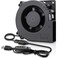 GDSTIME Quiet 120mm USB Blower Fan with 3 Speed Control 5V Squirrel Cage Blowers DC Brushless Centrifugal Fans for Receiver DVR Xbox Modem AV Cabinet Cooling