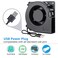 GDSTIME Quiet 120mm USB Blower Fan with 3 Speed Control 5V Squirrel Cage Blowers DC Brushless Centrifugal Fans for Receiver DVR Xbox Modem AV Cabinet Cooling