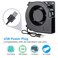 GDSTIME Quiet 120mm USB Blower Fan with 3 Speed Control 5V Squirrel Cage Blowers DC Brushless Centrifugal Fans for Receiver DVR Xbox Modem AV Cabinet Cooling