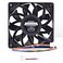 GUIANDJING 12025 Cooling Fan 120mm 25mm DC 12V 4Pin PWM Ball Bearing Brushless 4000RPM High 155 CFM for DIY Computer PC Case Fan