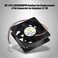 HVVH Dual Ball Bearings High Speed Durable Mini 4Pin DC 12V 27A 6000 RPM Cooling Fan Brushless Replacement Case Fan for Antminer Bitmain S7 S9 D3 L3 E9 T9 etc All BTC Miner Server 27A 6000RPM