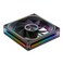 Jonsbo JONSBO ZA120BR Reverse PC Case Fan Reverse BladeSilent Computer ARGB Fan with 4Sides Infinity Mirror Fans 1800RPM PWM Integrated MF HeadAluminum Nameplate 28MM ThickBlack