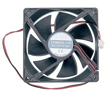 LEYEYDOJX New Case Cooling Fan for TX9025L12S 9cm 9025 Computer Case Fan DC12V 016A Size90 90 25 mm 2pin 2Wire