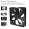 SXDOOL 140mm Waterproof Cooling Fan140X140X25mm Dual Ball Bearing 12V 2900RPMfor Cabinets Computer Case PSU Chassis