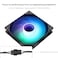 Thermalright TLC12BS V3 CPU Case Fan 120mm Fan with ARGB Mirror Light Effect 4pin PWM Silent Computer Cooler Fan for Case CPU Liquid Cooler and CPU Air Cooler Quiet CPU PC ARGB Fan