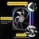 Thermalright TLM12Q X3 Case Fan120mm QuietPWM FunctionInfinity Mirror ARGB Lighting EffectsWireless Splicing Building Block CPU FanNew Power Chip Module Simplifies Wiring Management3Packs