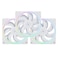 Thermalright TLS12W X3 120mm CPU Fan Case Cooler 4pin PWM Connector Silent Computer Fan with SFDB Bearingup to 1500RPM PC CoolingWhite3Packs