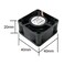 Twinkle Bay Twinklebay 40x20mm Cooling Fan Replacement for EFB0412VHD Cooling Fan 40 x 40 x 20mm with 3Pin 3Wire Connector DC 12V