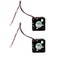 Twinkle Bay TwinkleBay 40x28mm Cooling Fan Replacement for 4028 Maglev Cooling Fan 40x40x28mm with 3 Pins 3 Wires Connector DC 12V 2 Pack