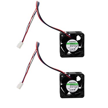 Twinkle Bay TwinkleBay 40x28mm Cooling Fan Replacement for 4028 Maglev Cooling Fan 40x40x28mm with 3 Pins 3 Wires Connector DC 12V 2 Pack