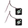 Twinkle Bay TwinkleBay 40x28mm Cooling Fan Replacement for 4028 Maglev Cooling Fan 40x40x28mm with 3 Pins 3 Wires Connector DC 12V 2 Pack