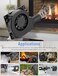 Wathai 120mm x 32mm Dual Ball Blower Fan 12V with 110v 240v AC Plug Variable Speed Controller High Velocity Squirrel Cage Fans for DIY Cooling Projects BBQ Drum Smoker