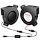 Wathai 50mm x 15mm USB Blower Fan 5V 5015 Brushless Cooling Fans with Variable Speed Controller for Laptops Helmets and DIY Projects 2 Pack