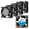 WINSINN DC 25mm Fan 12V 2510 Dual Ball Bearing Brushless Cooling 25mmx10mm 2PIN Pack of 5Pcs