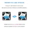 WINSINN DC 25mm Fan 24V 2510 Hydraulic Bearing Brushless Cooling 25mmx10mm 2PIN Pack of 5Pcs