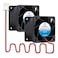 WINSINN DC 40mm Fan 12V 4028 Dual Ball Bearing Brushless Cooling 40x28mm 2PIN Pack of 2Pcs