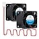 WINSINN DC 40mm Fan 12V 4028 Dual Ball Bearing Brushless Cooling 40x28mm 2PIN Pack of 2Pcs
