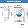 WINSINN DC 40mm Fan 24V 4028 Dual Ball Bearing Brushless Cooling 40x28mm 2PIN Pack of 4Pcs